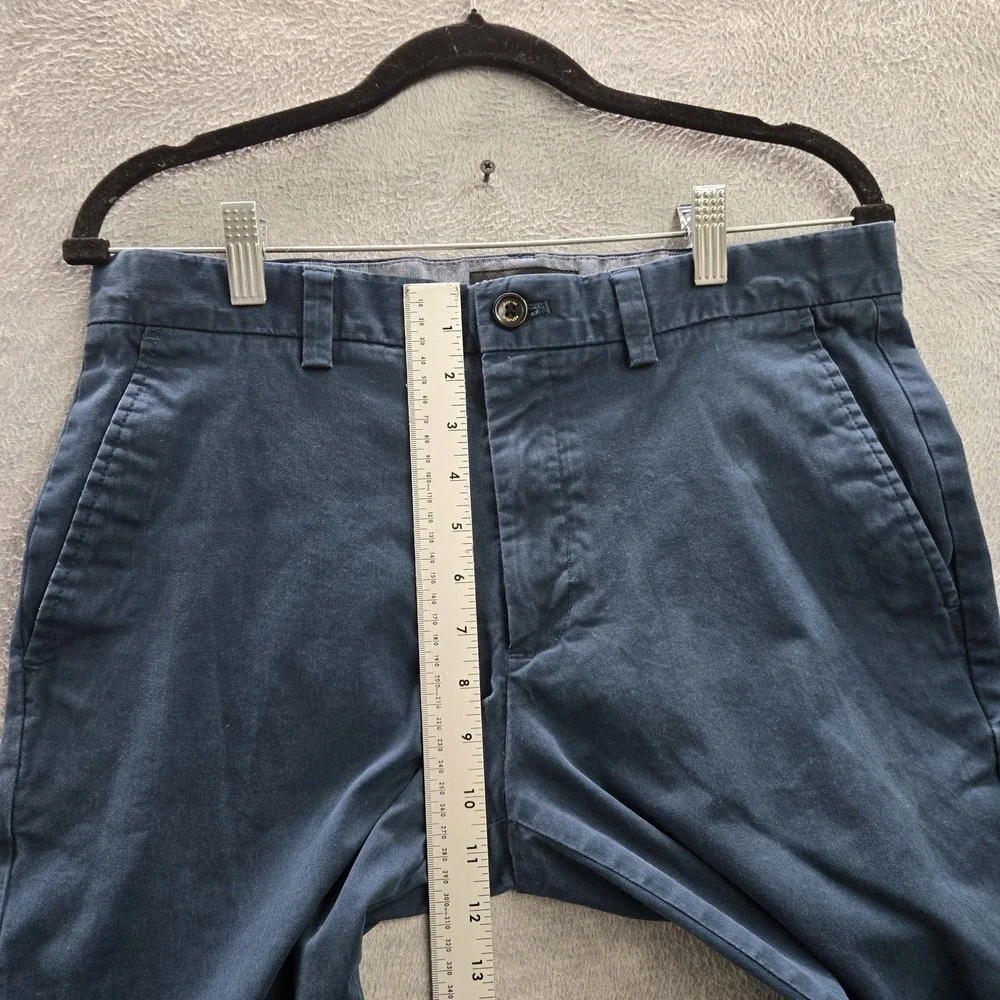 Banana Republic Men Pants 32X32 Blue Chino Fulton Skinny Button‎ Slim 29